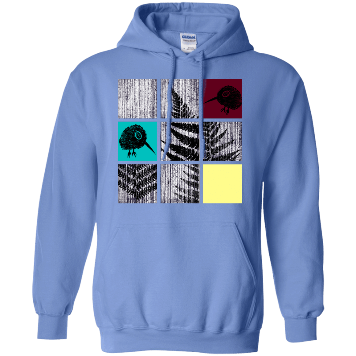 Sweatshirts Carolina Blue / S Ferns n Chicks Pullover Hoodie