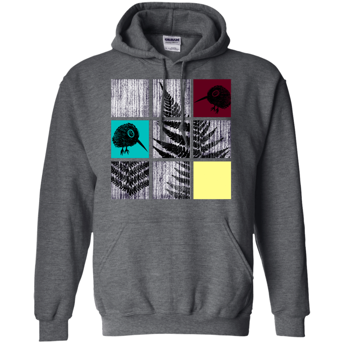 Sweatshirts Dark Heather / S Ferns n Chicks Pullover Hoodie