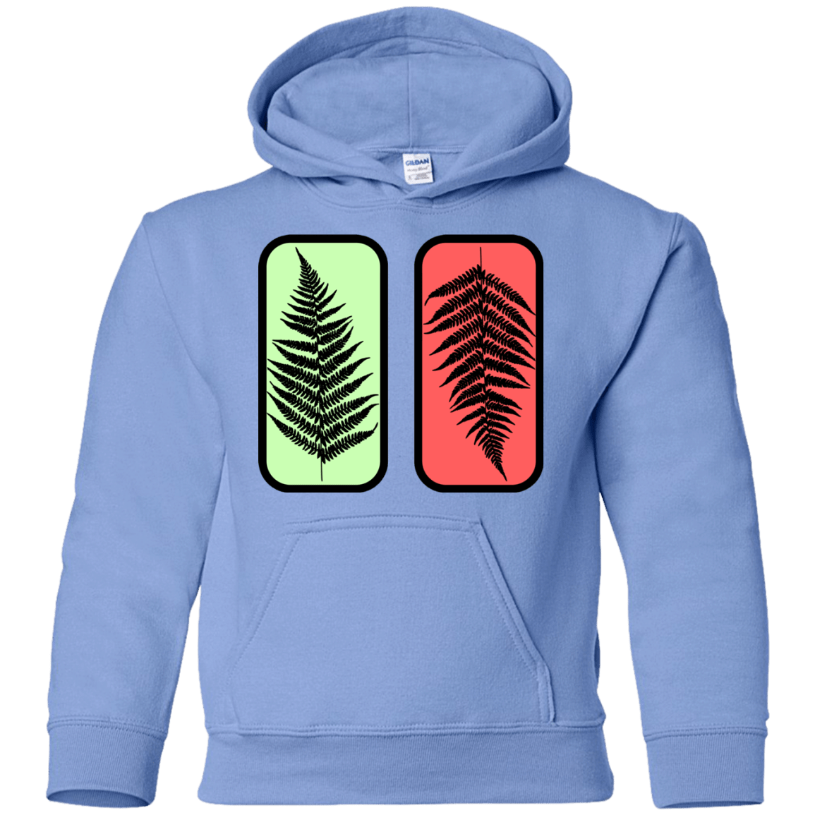 Sweatshirts Carolina Blue / YS Ferns Youth Hoodie