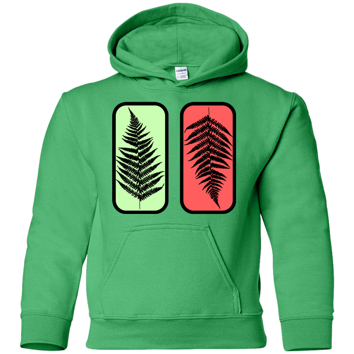 Sweatshirts Irish Green / YS Ferns Youth Hoodie