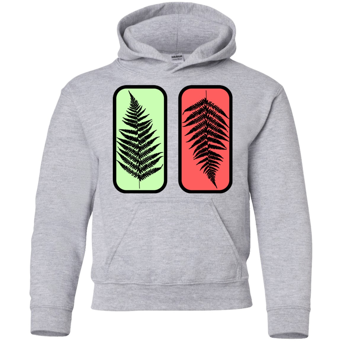 Sweatshirts Sport Grey / YS Ferns Youth Hoodie