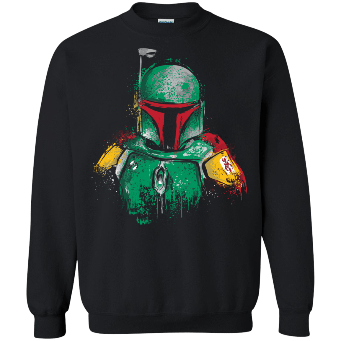 Sweatshirts Black / Small FETT ARMOR Crewneck Sweatshirt