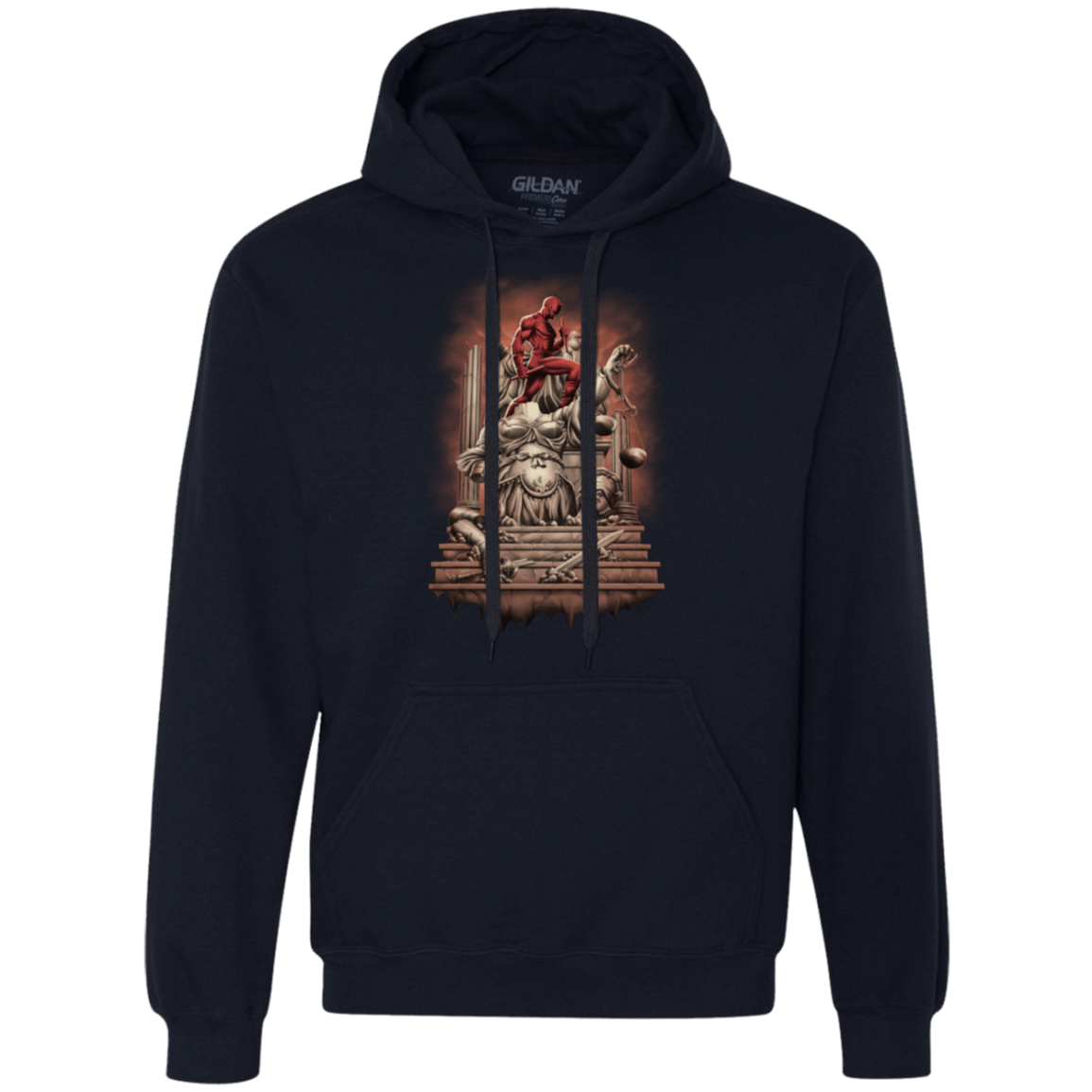 Sweatshirts Navy / Small Fiat Justitia Ruat Caelum Premium Fleece Hoodie