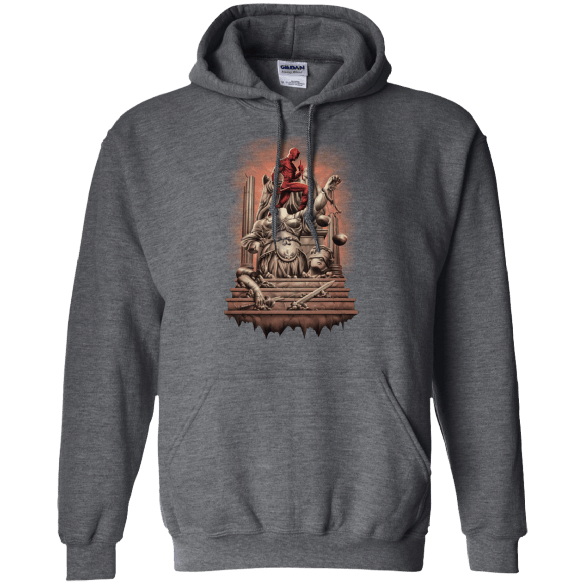Sweatshirts Dark Heather / Small Fiat Justitia Ruat Caelum Pullover Hoodie