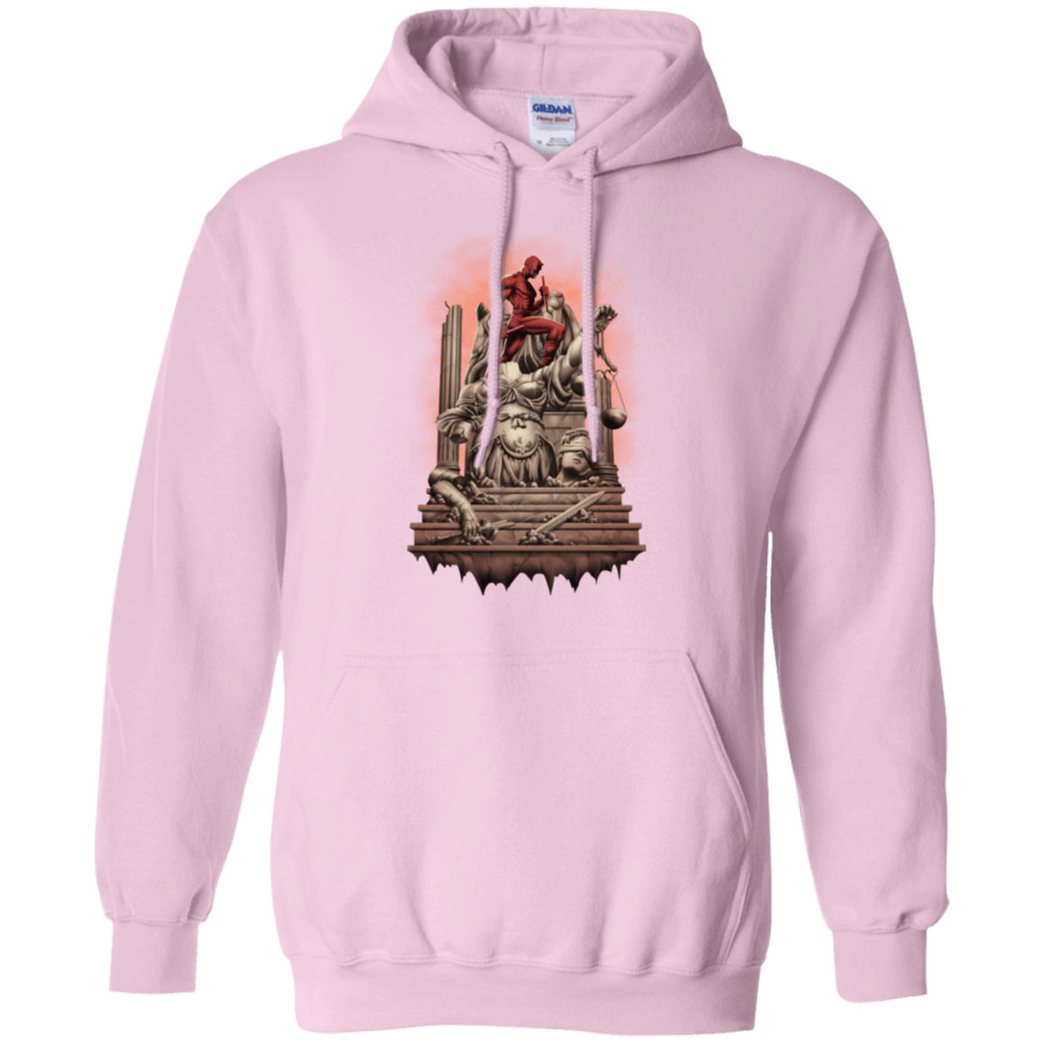 Sweatshirts Light Pink / Small Fiat Justitia Ruat Caelum Pullover Hoodie