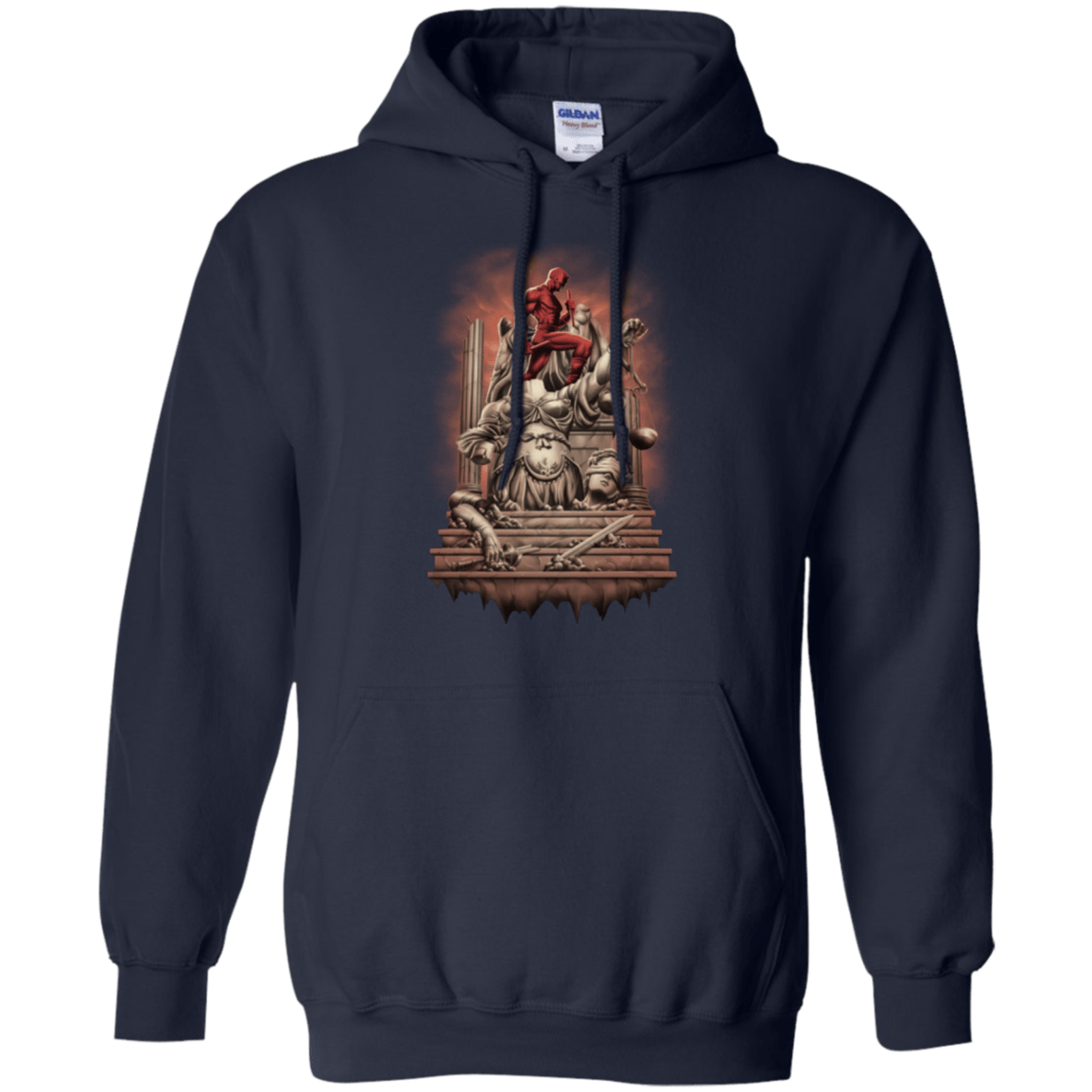 Sweatshirts Navy / Small Fiat Justitia Ruat Caelum Pullover Hoodie