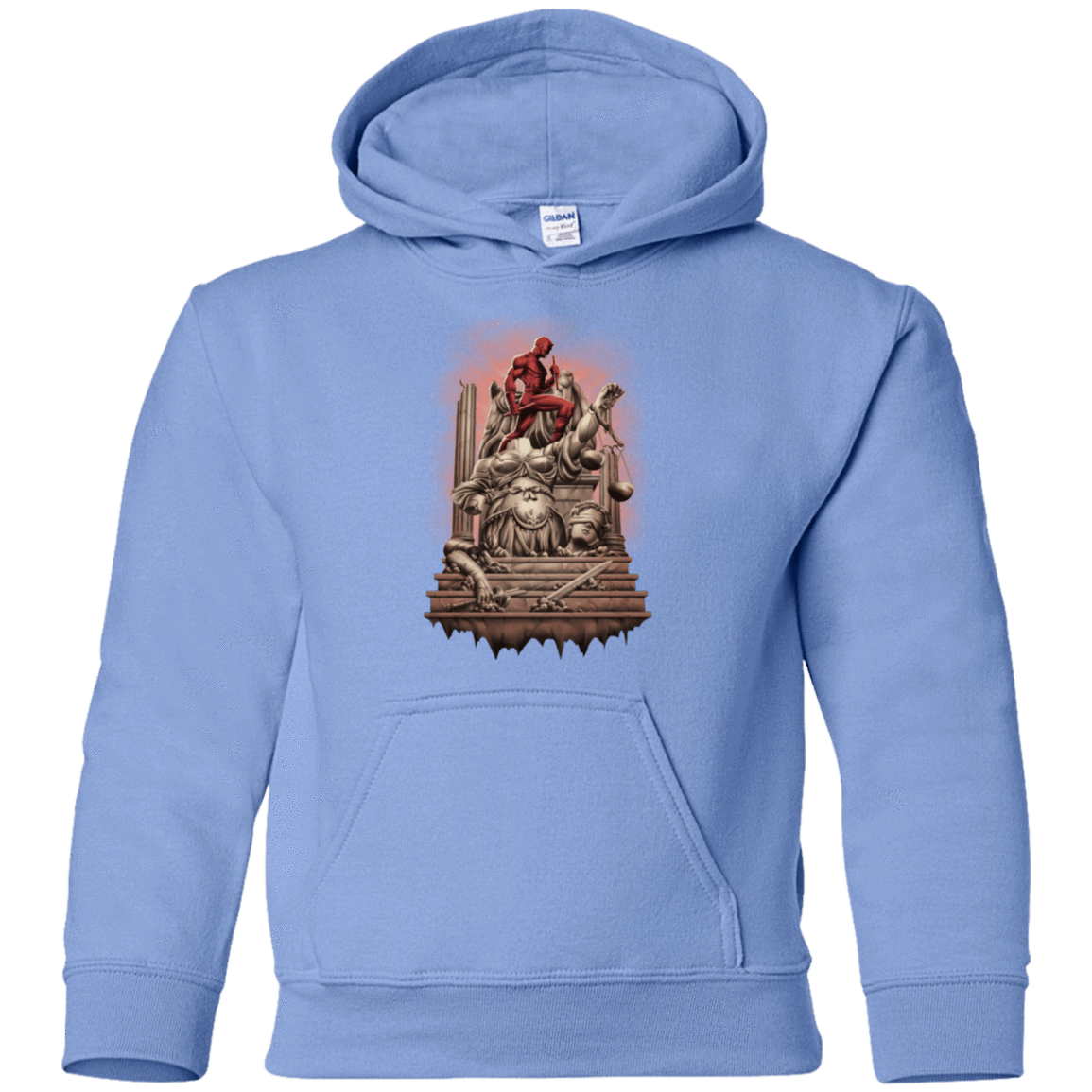 Sweatshirts Carolina Blue / YS Fiat Justitia Ruat Caelum Youth Hoodie
