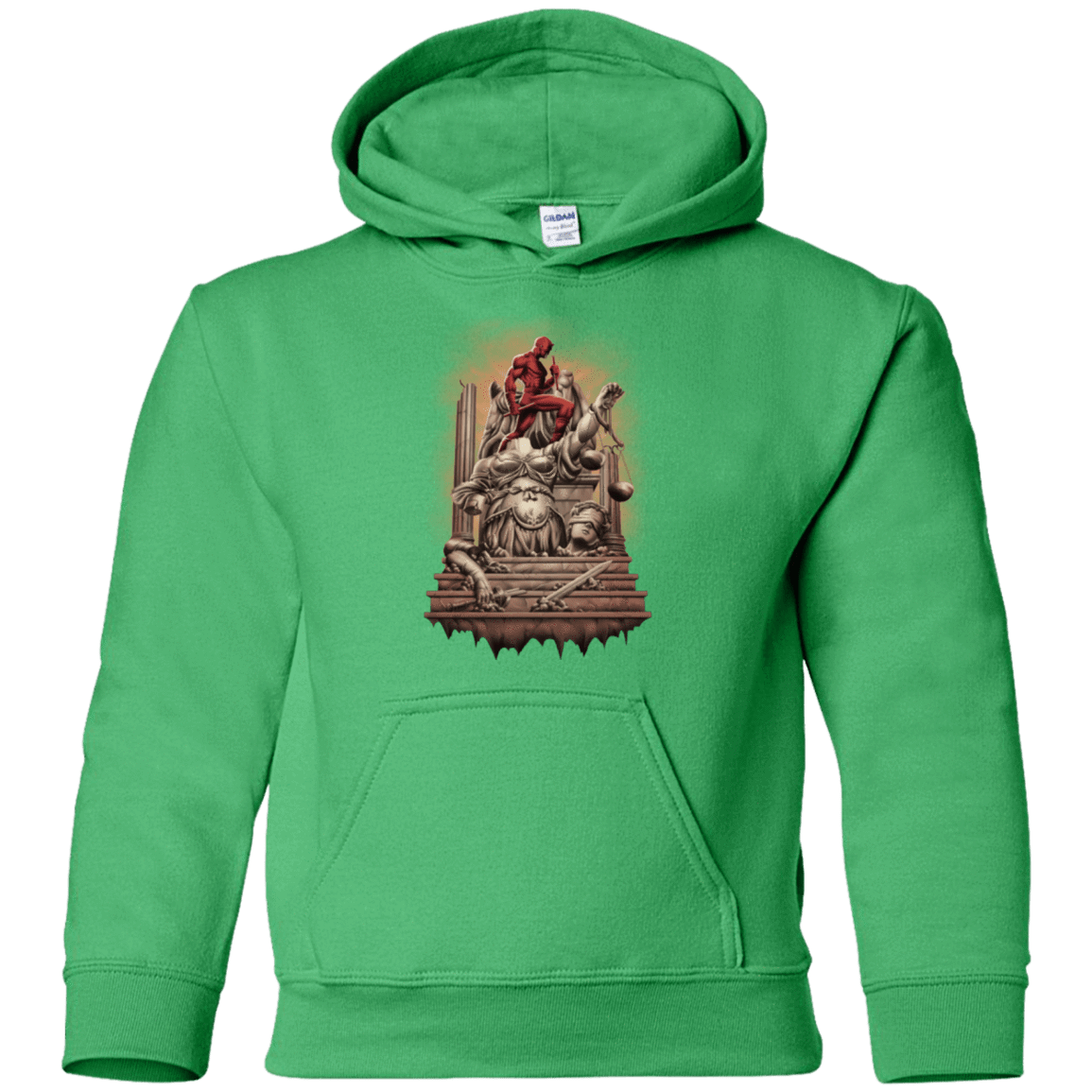 Sweatshirts Irish Green / YS Fiat Justitia Ruat Caelum Youth Hoodie