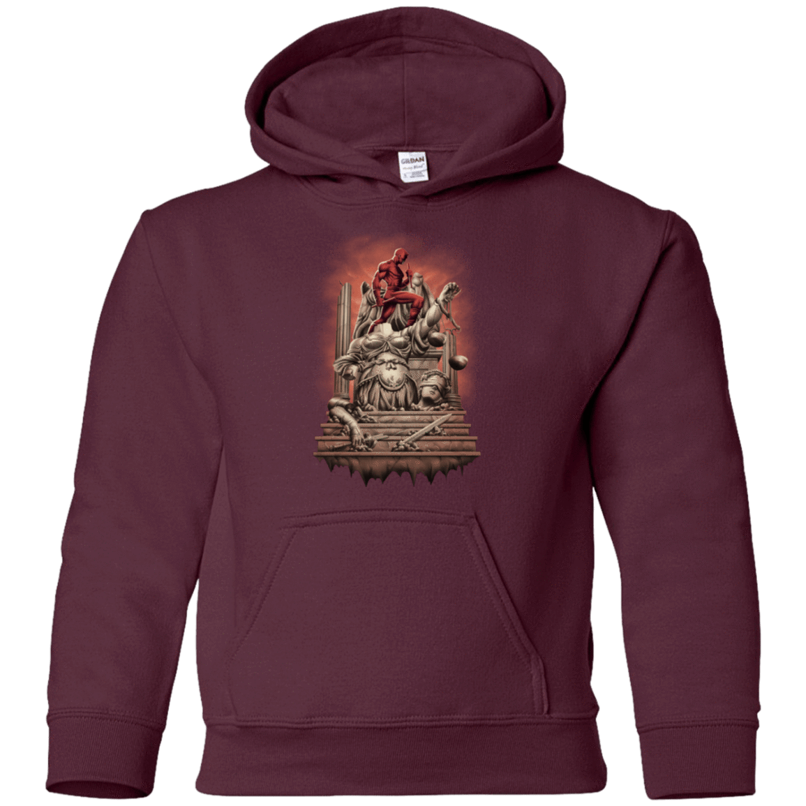 Sweatshirts Maroon / YS Fiat Justitia Ruat Caelum Youth Hoodie