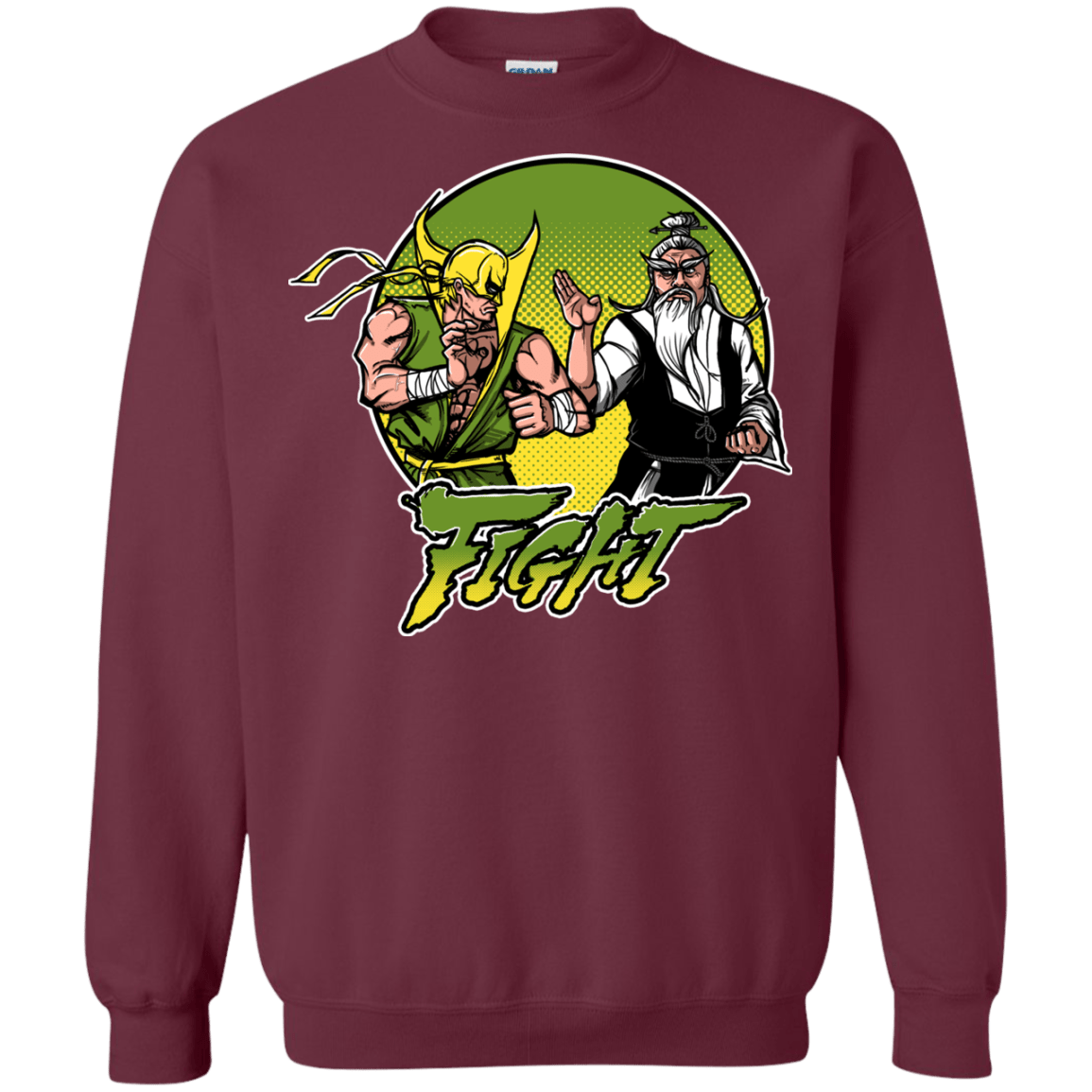 Sweatshirts Maroon / S Fight Crewneck Sweatshirt