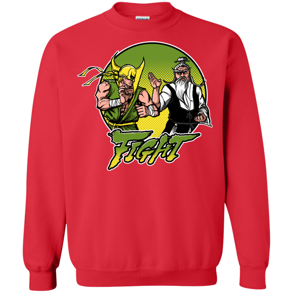 Sweatshirts Red / S Fight Crewneck Sweatshirt