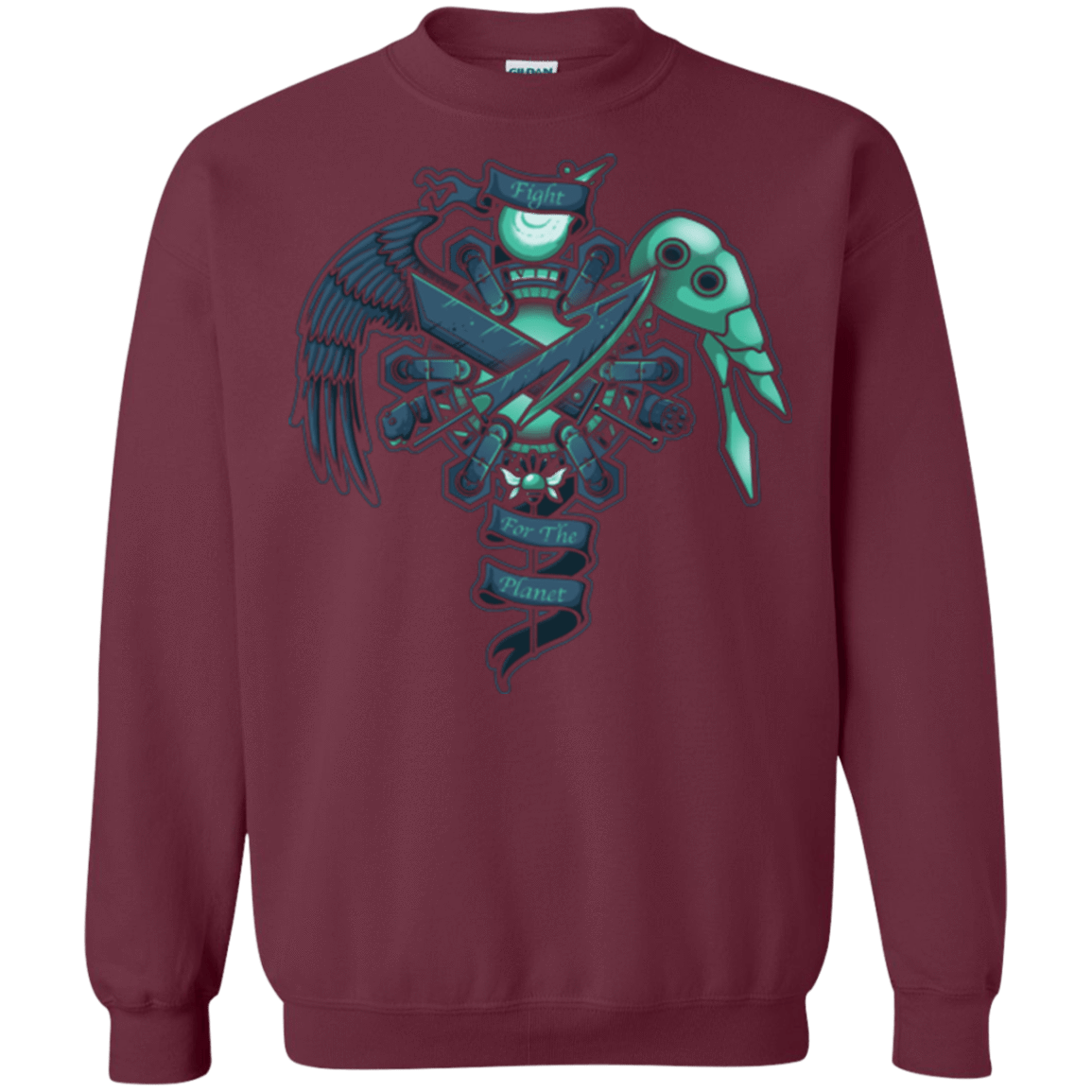 Sweatshirts Maroon / Small FIGHT FOR THE PLANET Crewneck Sweatshirt