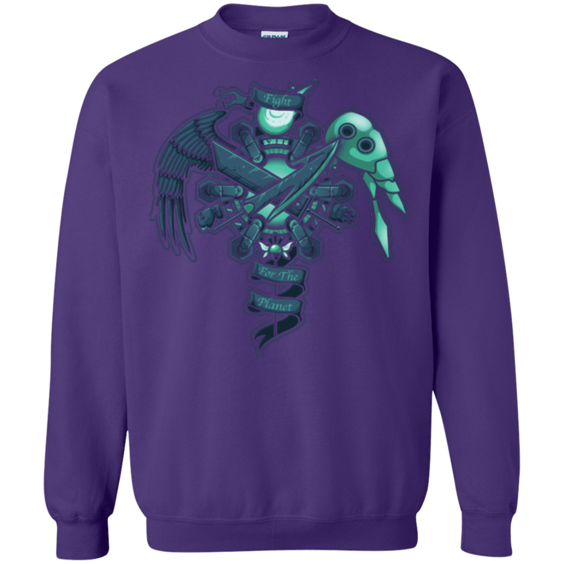 Sweatshirts Purple / Small FIGHT FOR THE PLANET Crewneck Sweatshirt
