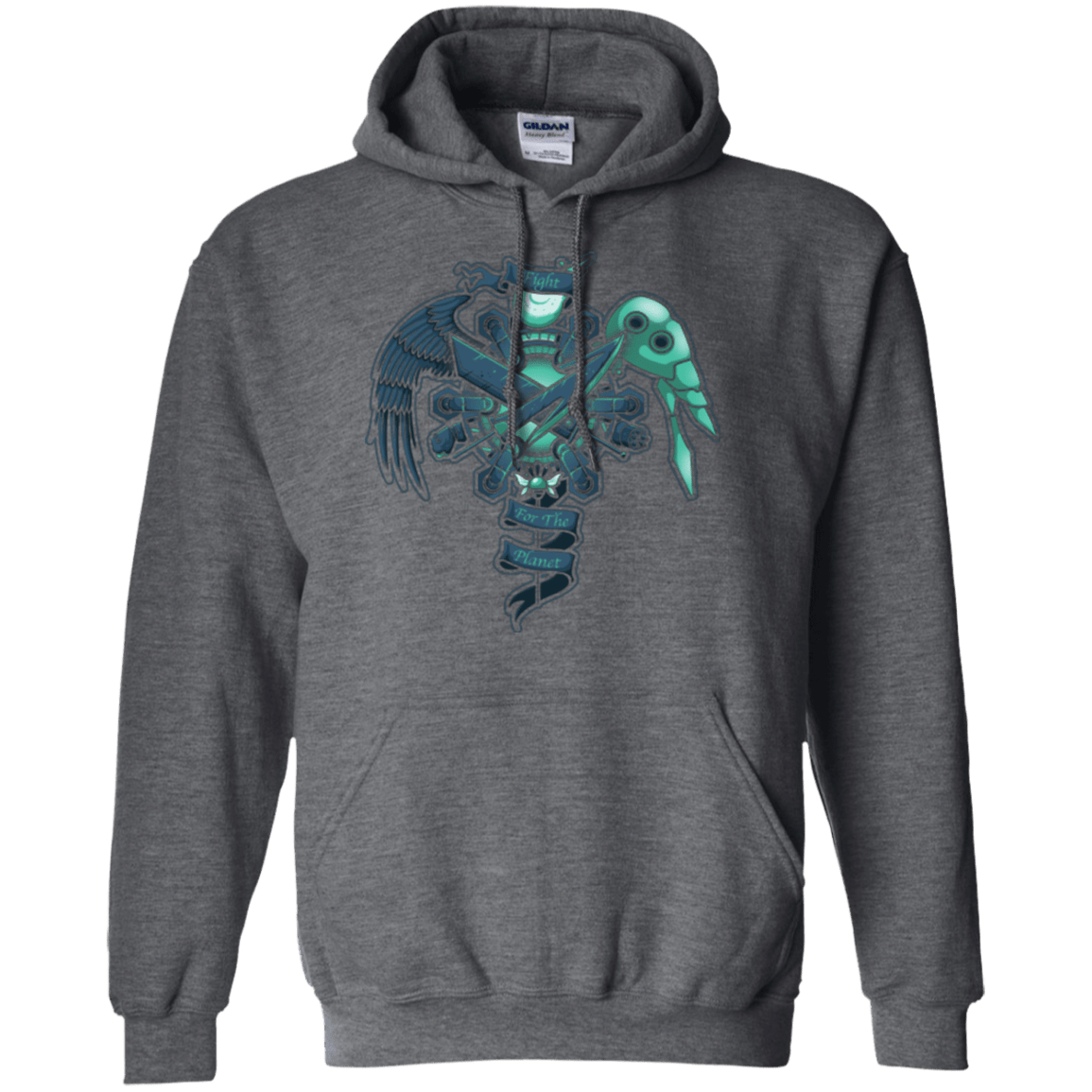 Sweatshirts Dark Heather / Small FIGHT FOR THE PLANET Pullover Hoodie