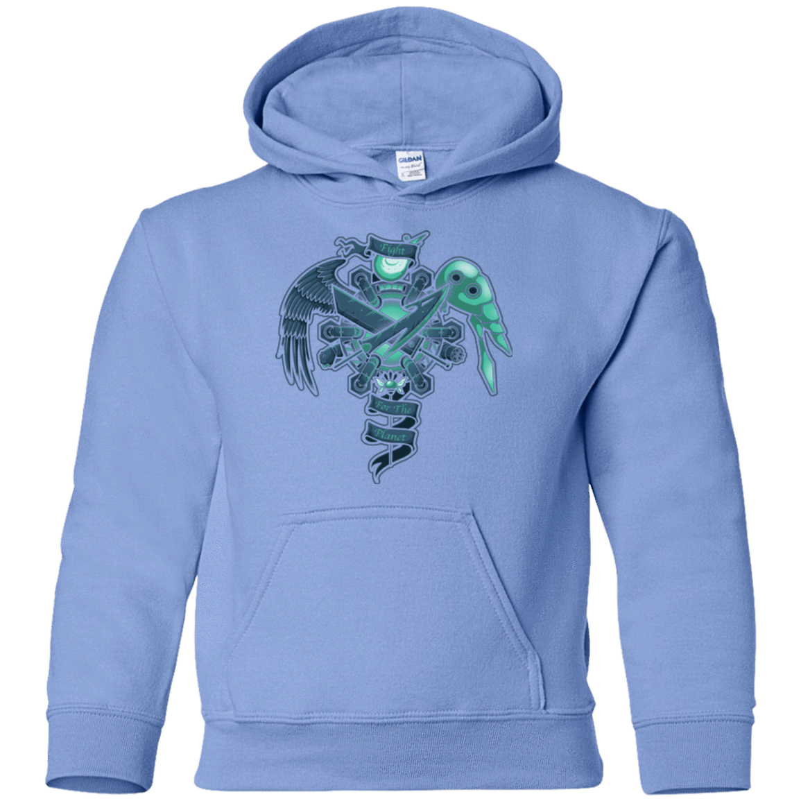 Sweatshirts Carolina Blue / YS FIGHT FOR THE PLANET Youth Hoodie