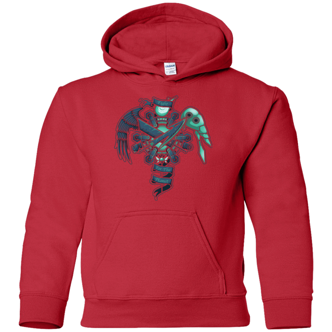 Sweatshirts Red / YS FIGHT FOR THE PLANET Youth Hoodie