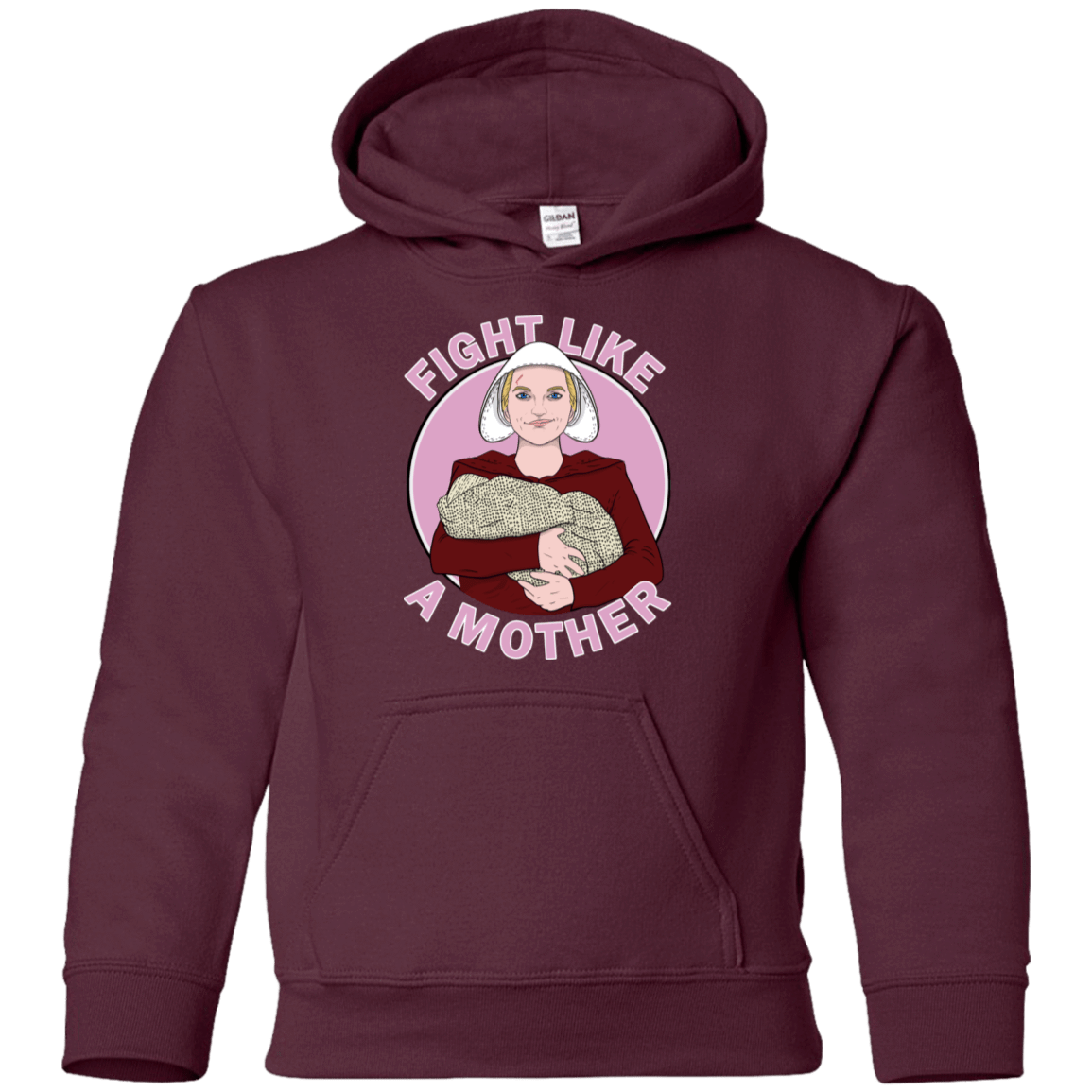 Sweatshirts Maroon / YS Fight Like a Mother Youth Hoodie