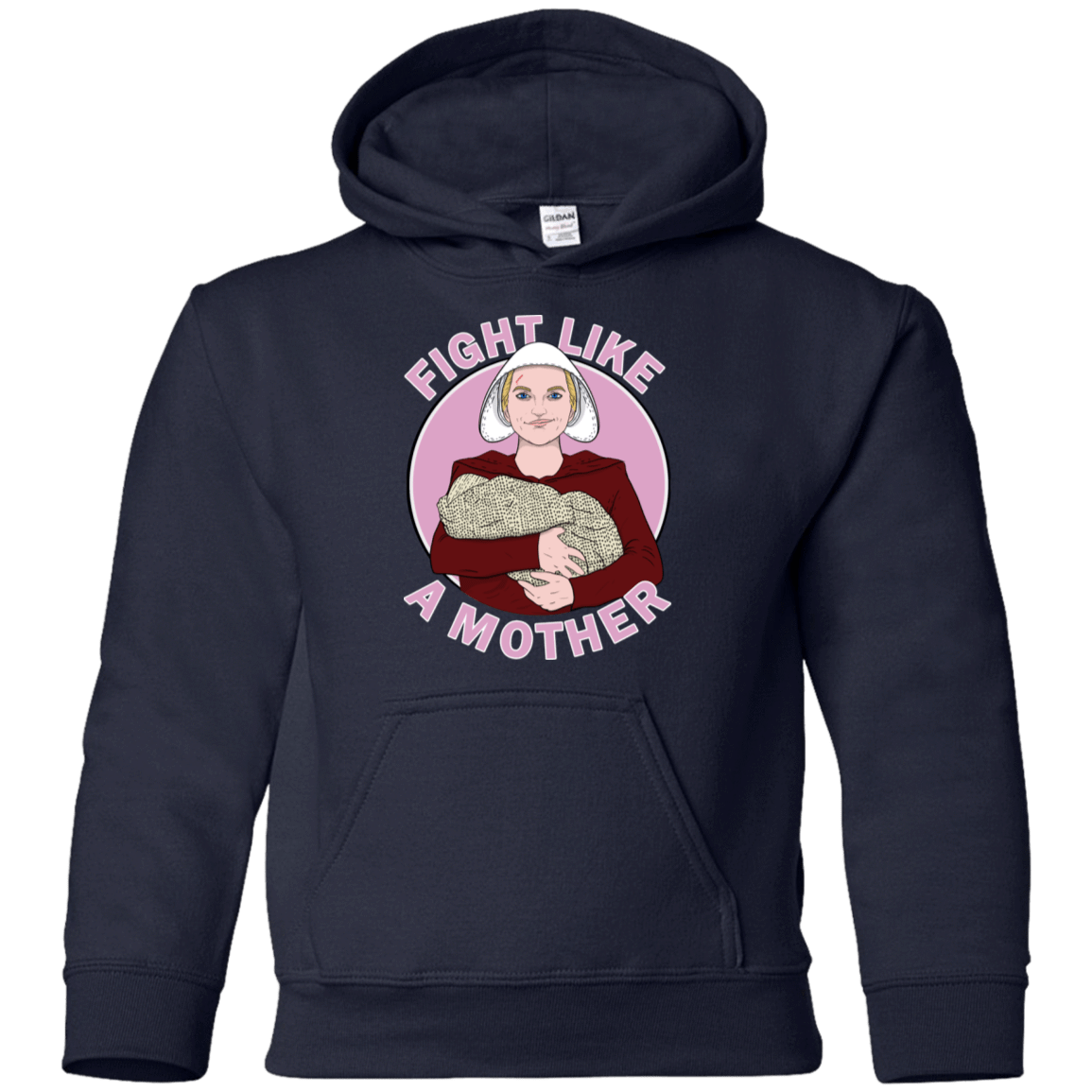 Sweatshirts Navy / YS Fight Like a Mother Youth Hoodie