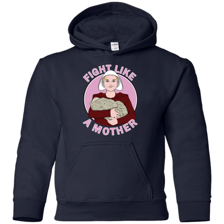Sweatshirts Navy / YS Fight Like a Mother Youth Hoodie