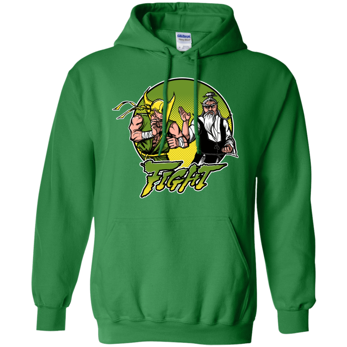 Sweatshirts Irish Green / S Fight Pullover Hoodie