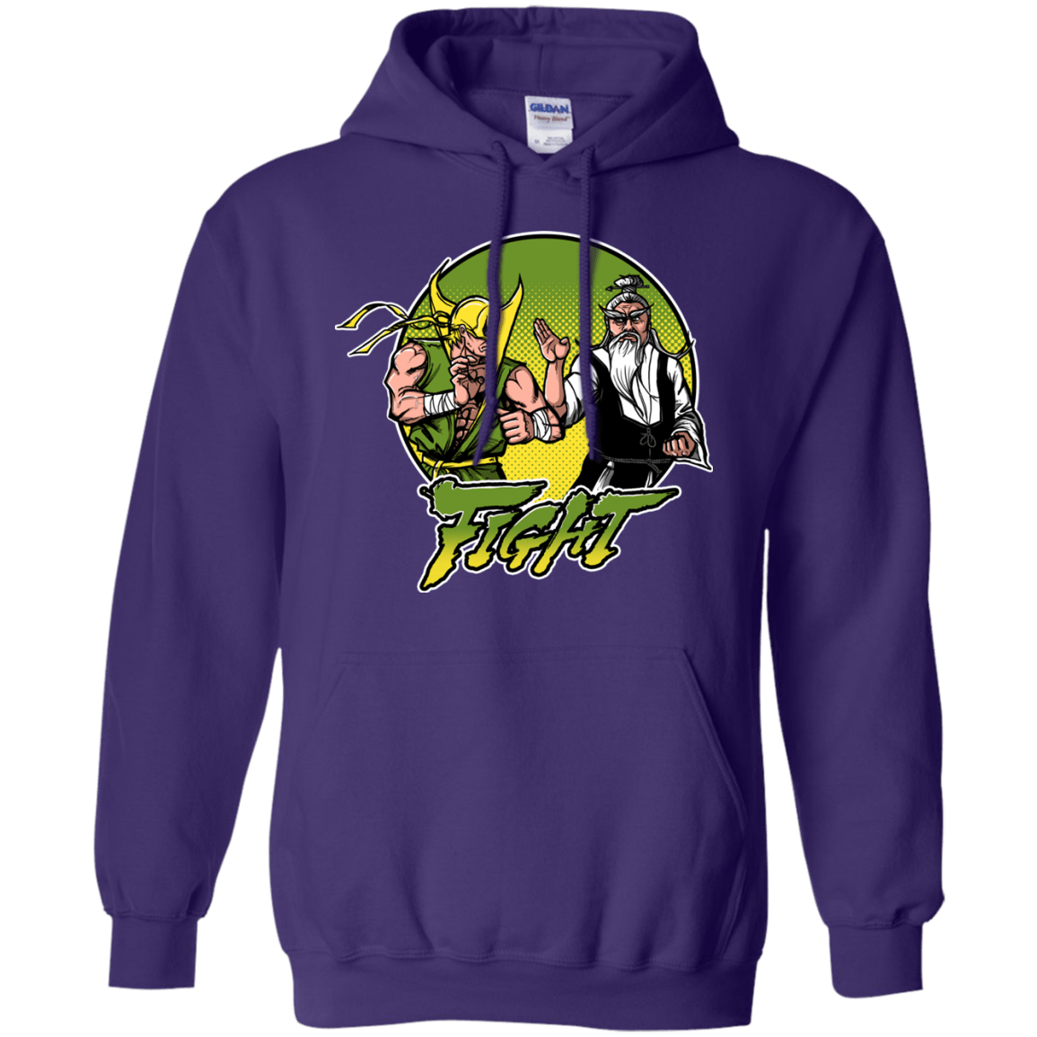 Sweatshirts Purple / S Fight Pullover Hoodie