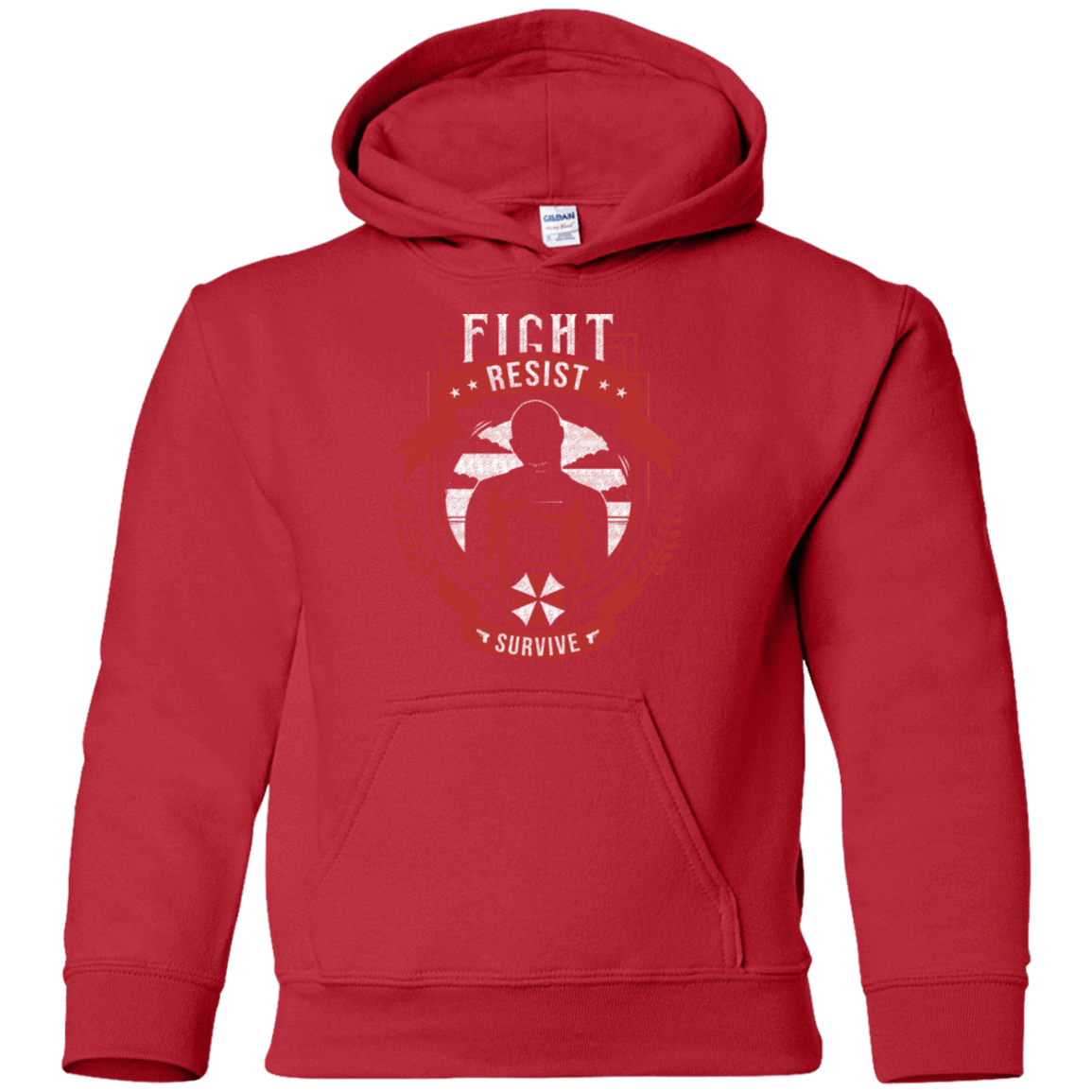 Sweatshirts Red / YS Fight, Resist, Survive Youth Hoodie