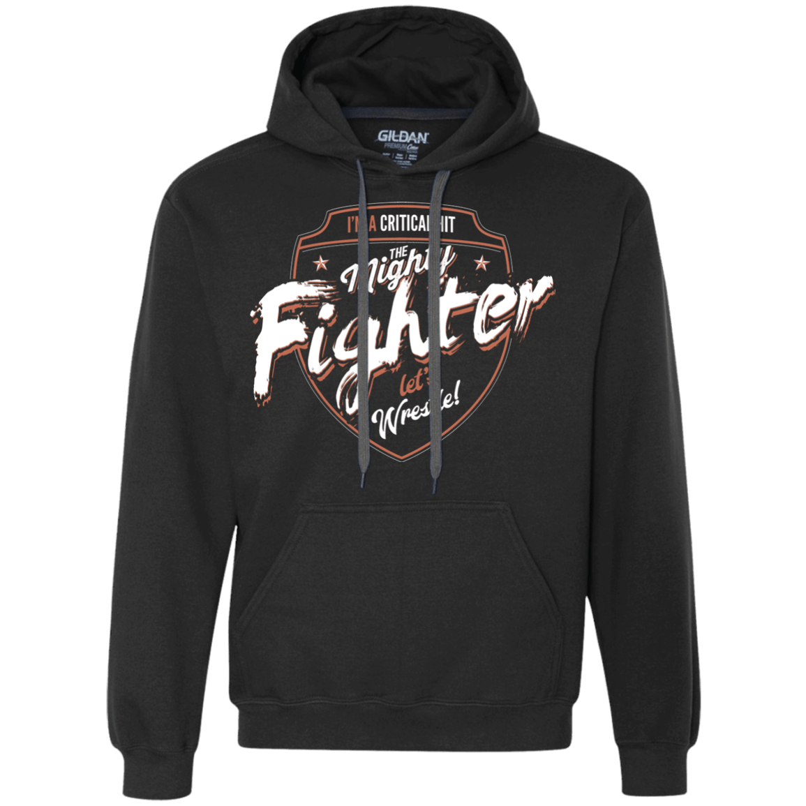 Sweatshirts Black / S Fighter Premium Fleece Hoodie