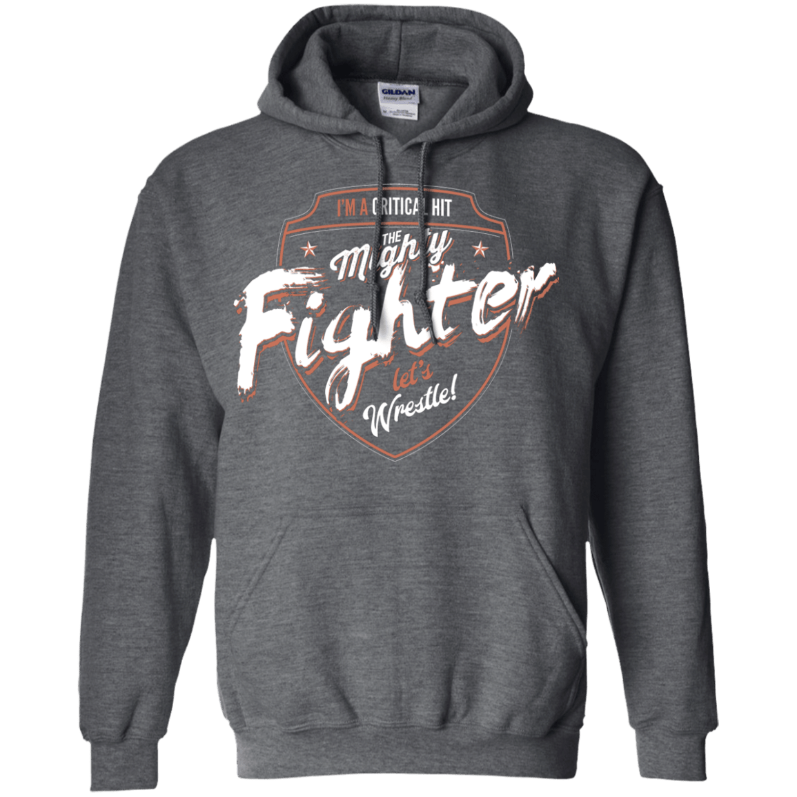 Sweatshirts Dark Heather / S Fighter Pullover Hoodie