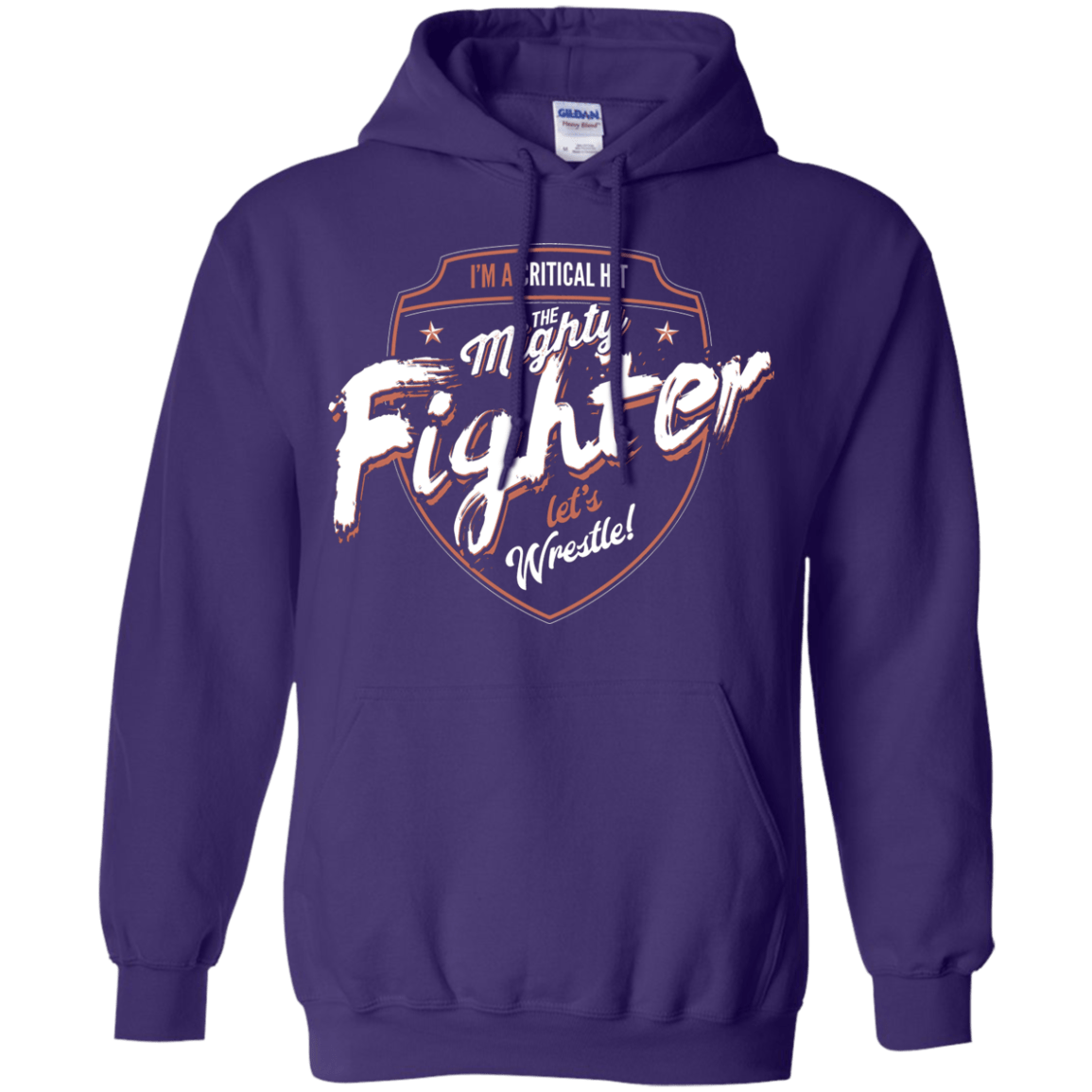 Sweatshirts Purple / S Fighter Pullover Hoodie