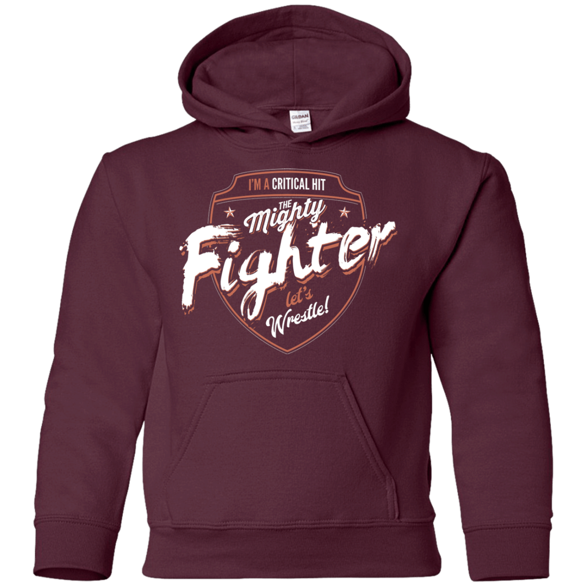 Sweatshirts Maroon / YS Fighter Youth Hoodie