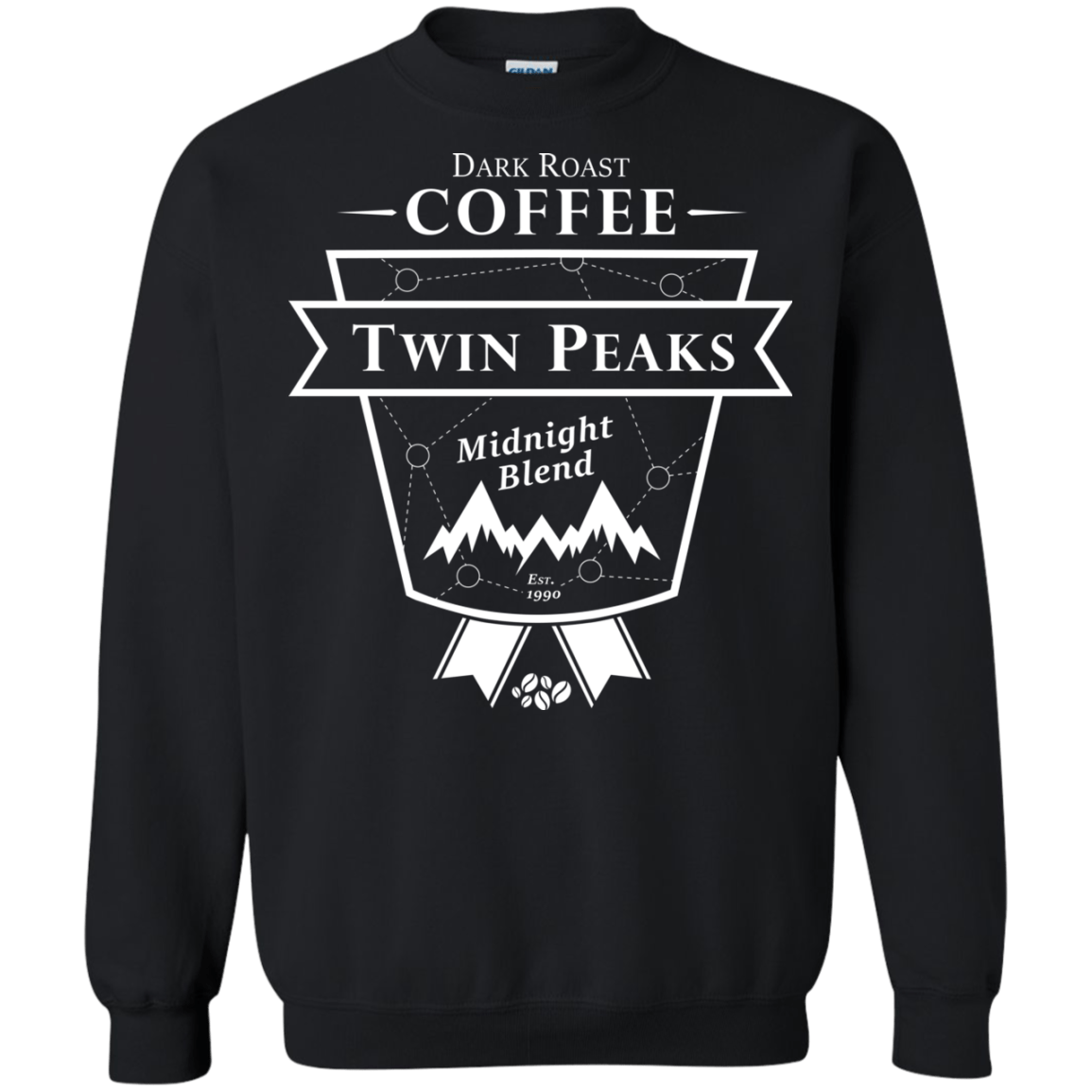 Sweatshirts Black / Small Finest Black Crewneck Sweatshirt
