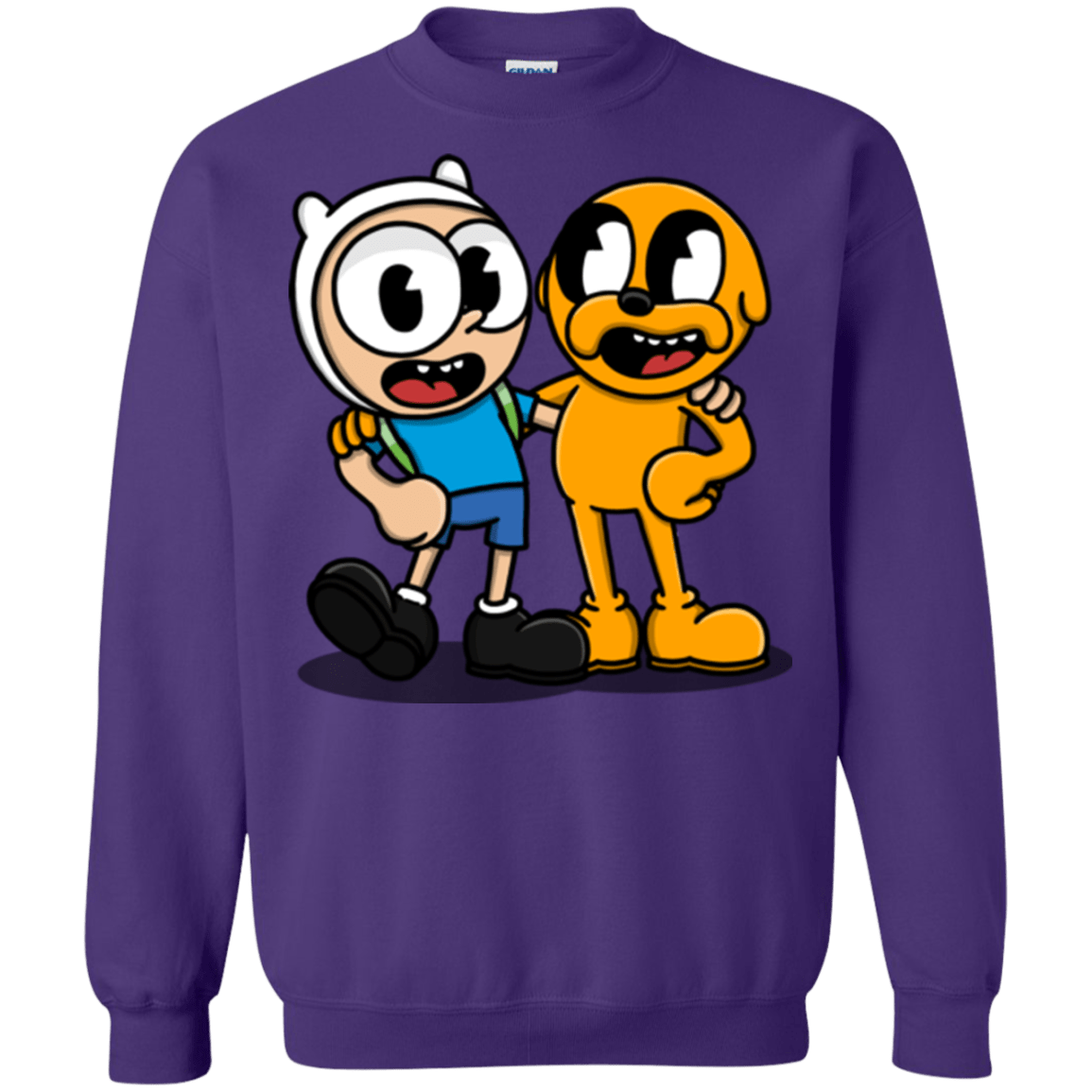 Sweatshirts Purple / S Finnhead and Jakeman Crewneck Sweatshirt