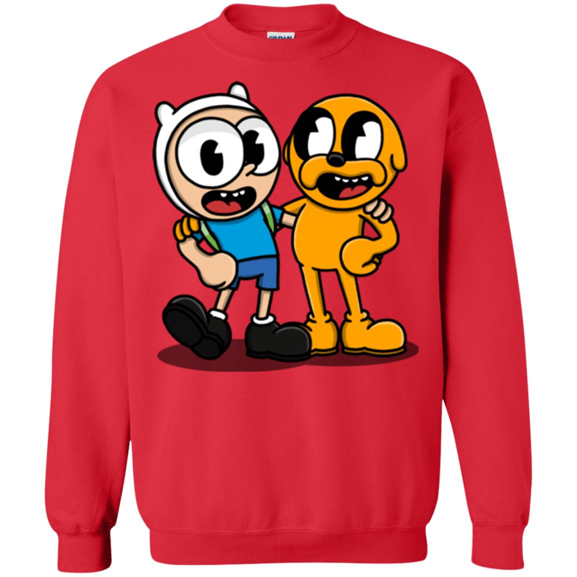 Sweatshirts Red / S Finnhead and Jakeman Crewneck Sweatshirt
