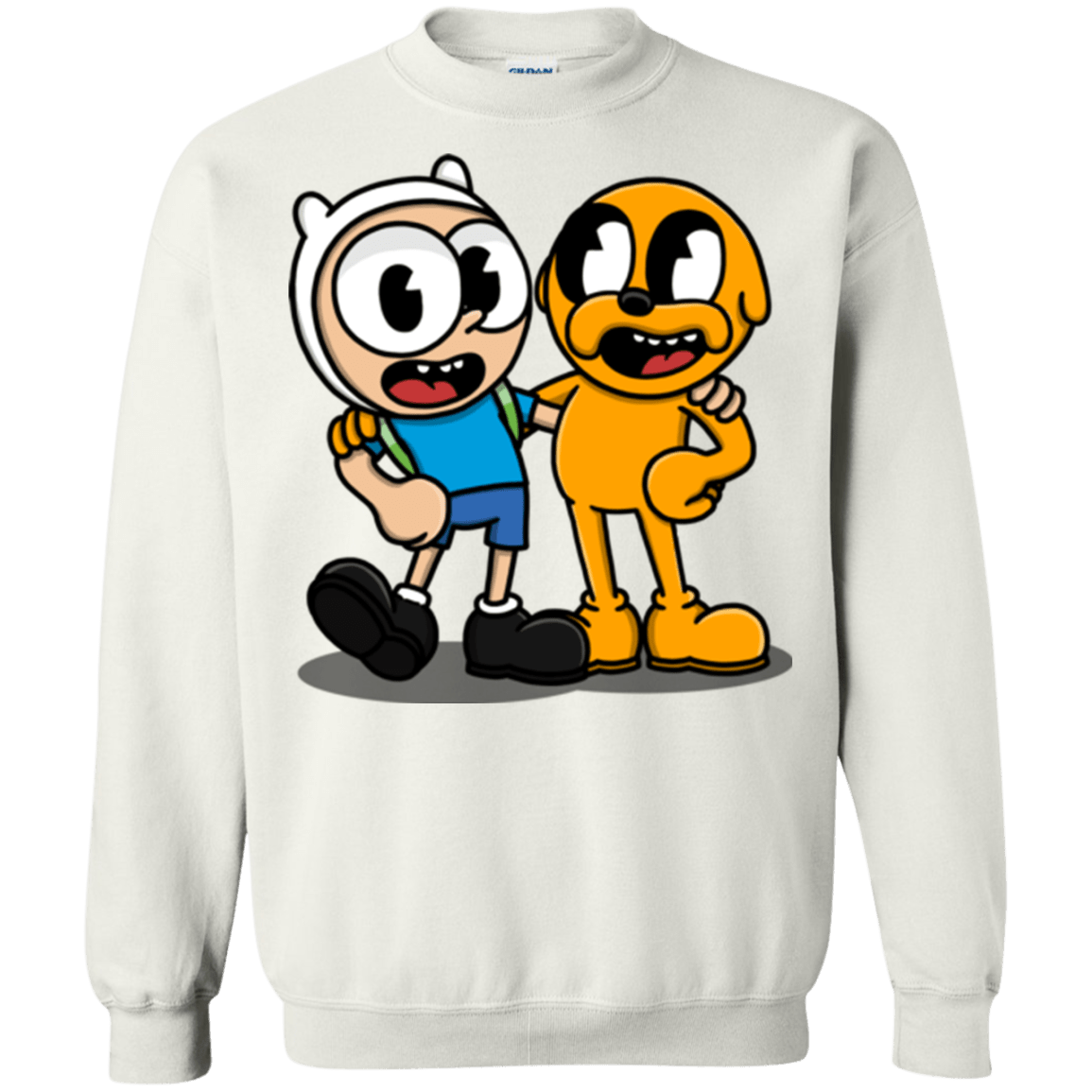 Sweatshirts White / S Finnhead and Jakeman Crewneck Sweatshirt