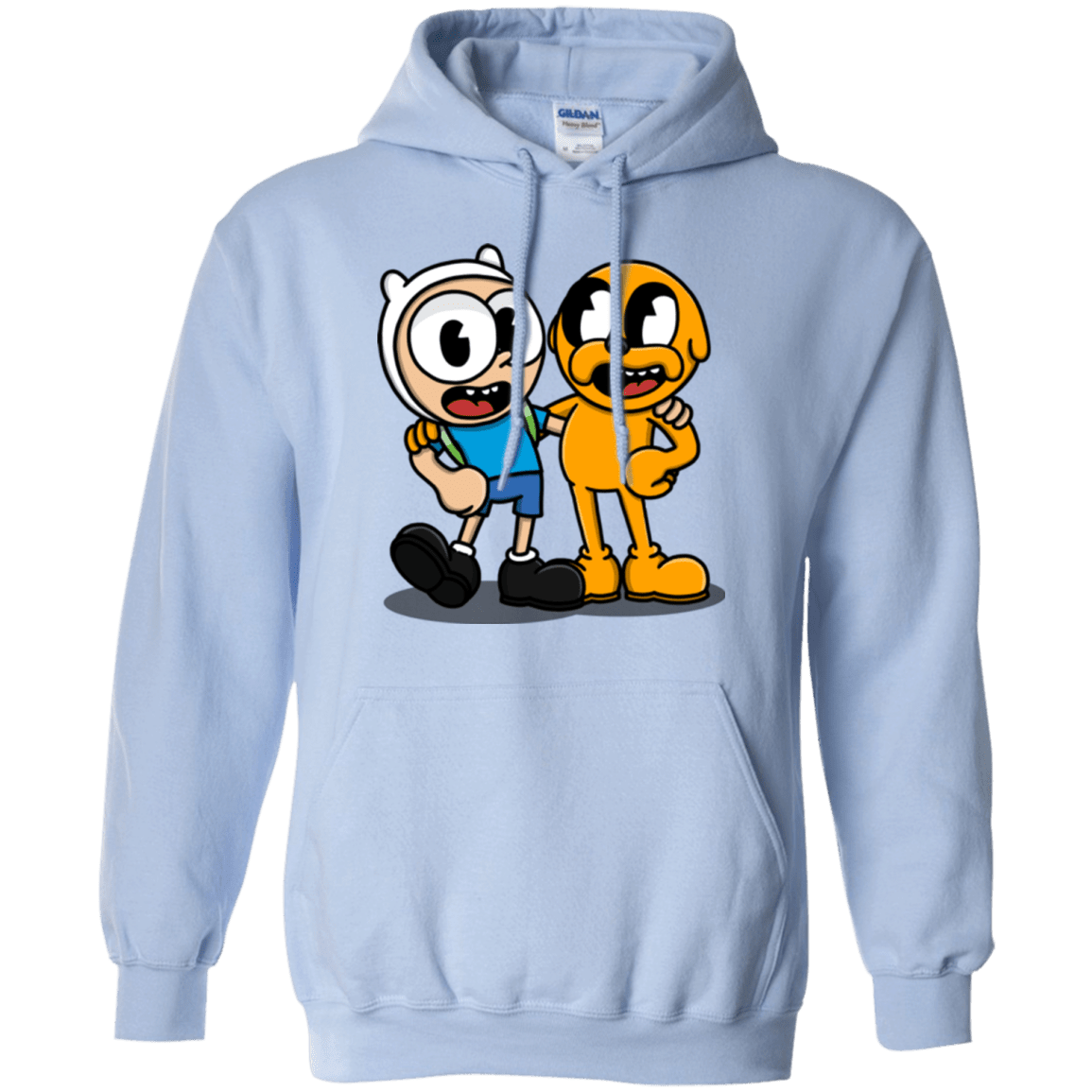 Sweatshirts Light Blue / S Finnhead and Jakeman Pullover Hoodie