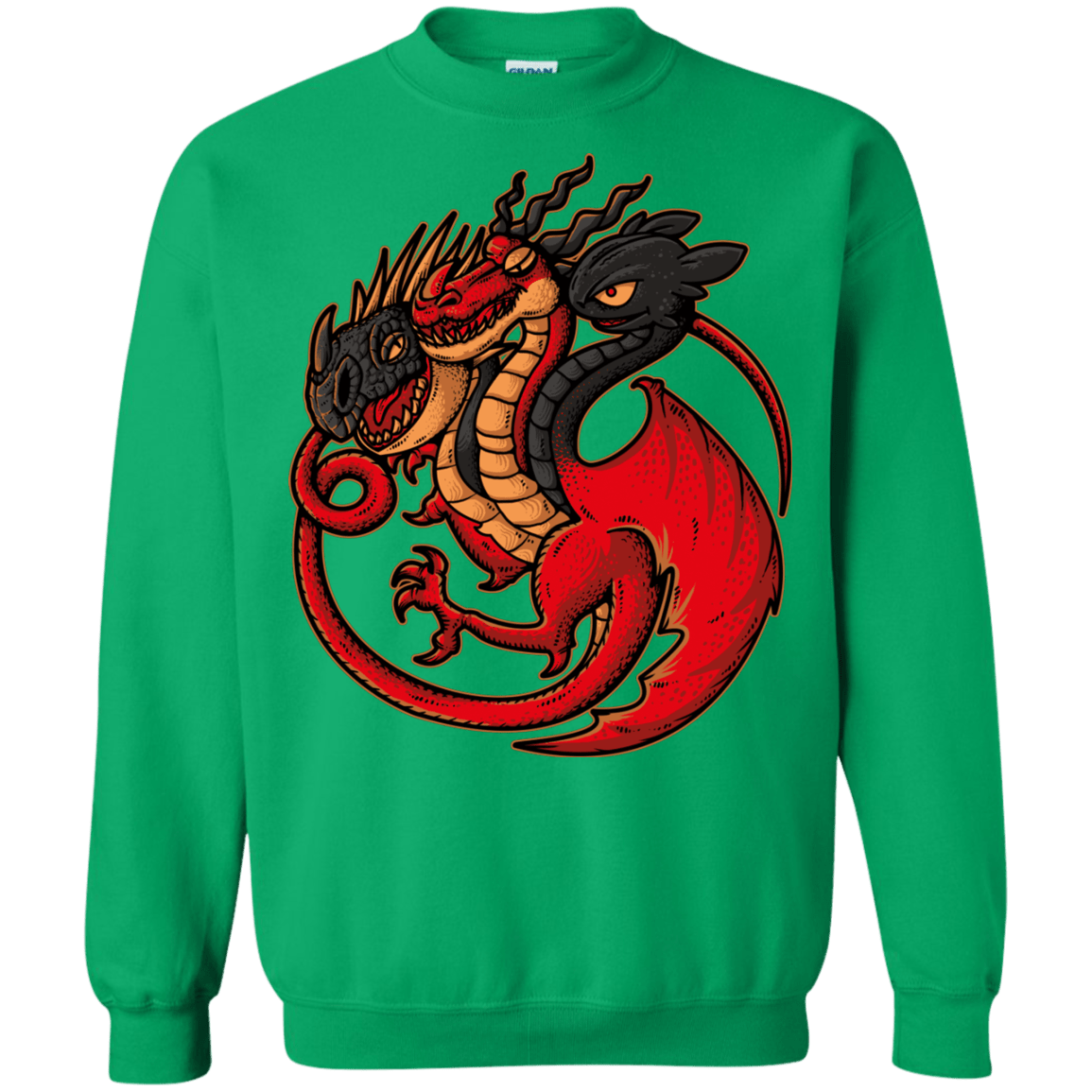 Sweatshirts Irish Green / Small FIRE BLOOD AND TRAINING Crewneck Sweatshirt