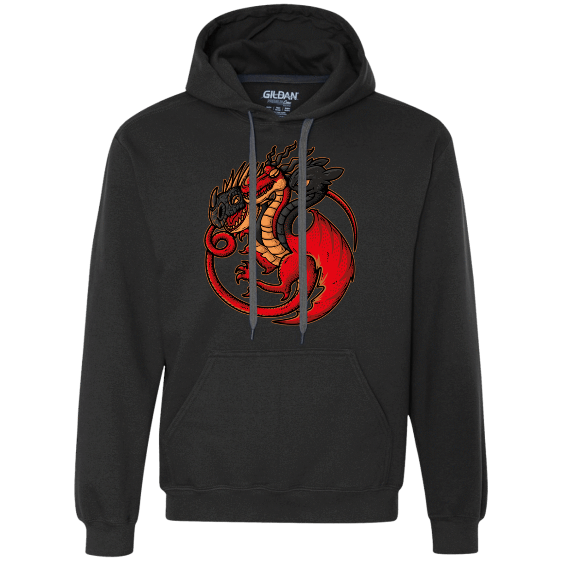 Sweatshirts Black / Small FIRE BLOOD AND TRAINING Premium Fleece Hoodie