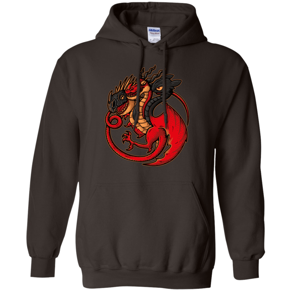 Sweatshirts Dark Chocolate / Small FIRE BLOOD AND TRAINING Pullover Hoodie