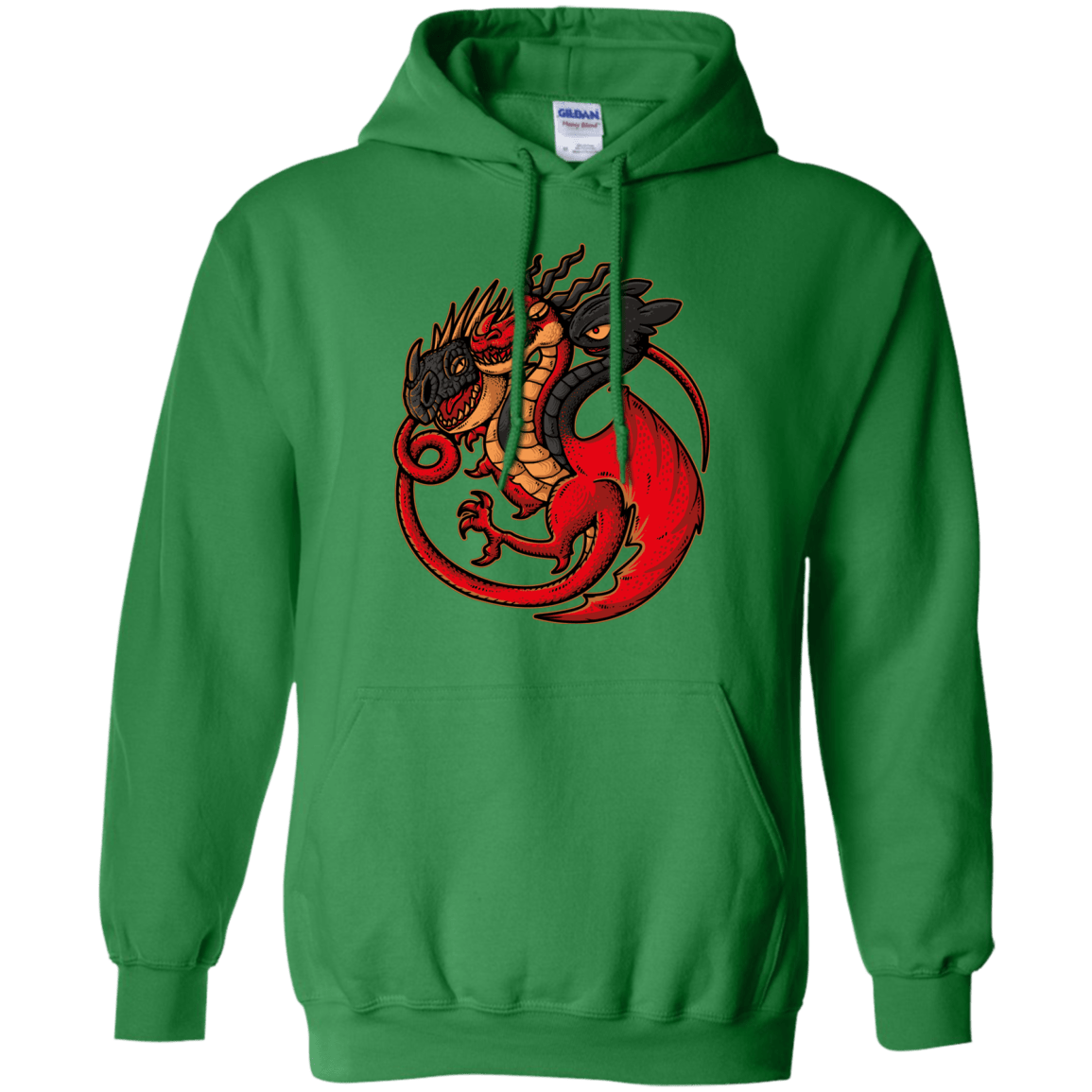 Sweatshirts Irish Green / Small FIRE BLOOD AND TRAINING Pullover Hoodie