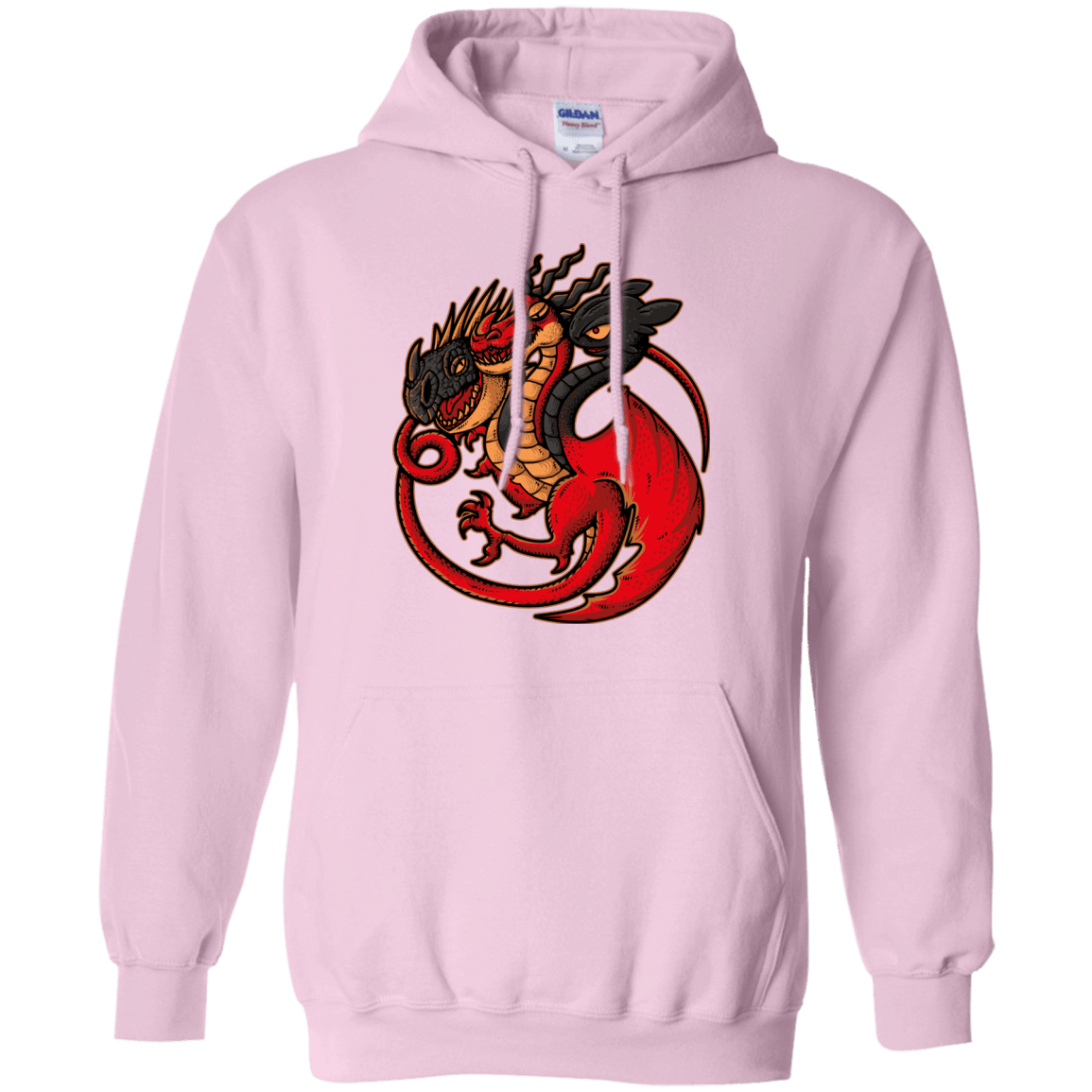 Sweatshirts Light Pink / Small FIRE BLOOD AND TRAINING Pullover Hoodie