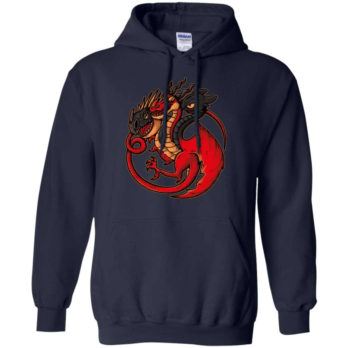 Sweatshirts Navy / Small FIRE BLOOD AND TRAINING Pullover Hoodie