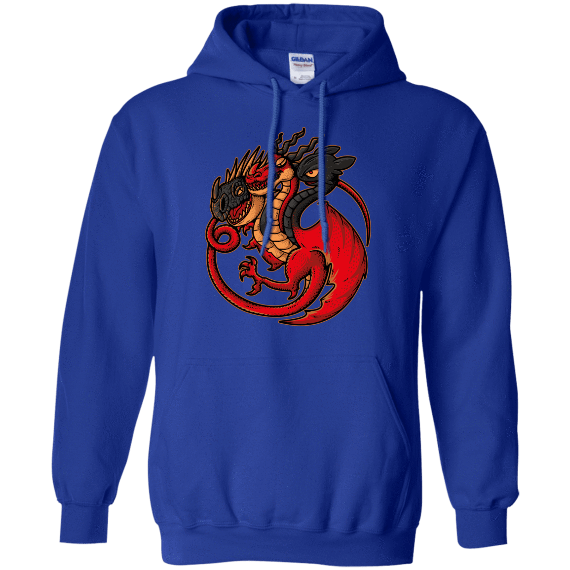 Sweatshirts Royal / Small FIRE BLOOD AND TRAINING Pullover Hoodie