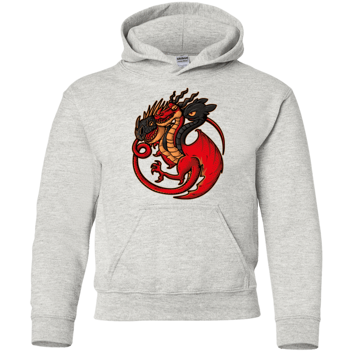 Sweatshirts Ash / YS FIRE BLOOD AND TRAINING Youth Hoodie