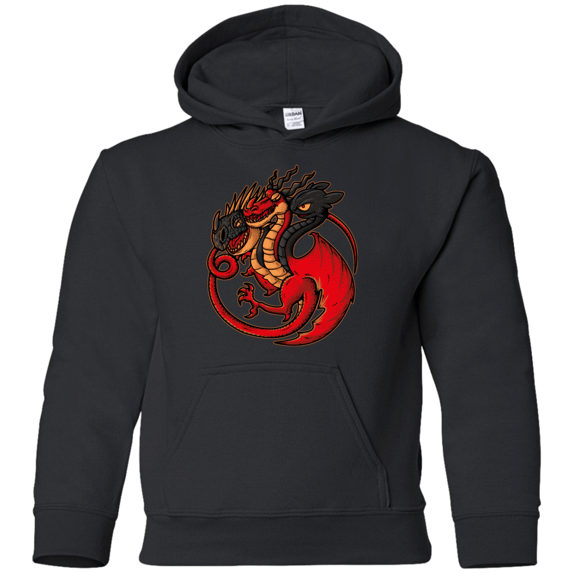 Sweatshirts Black / YS FIRE BLOOD AND TRAINING Youth Hoodie