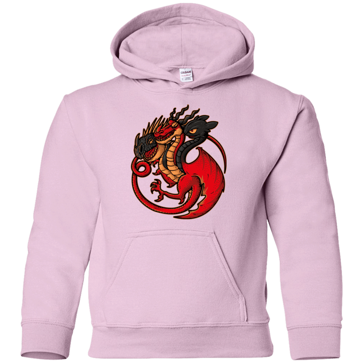 Sweatshirts Light Pink / YS FIRE BLOOD AND TRAINING Youth Hoodie
