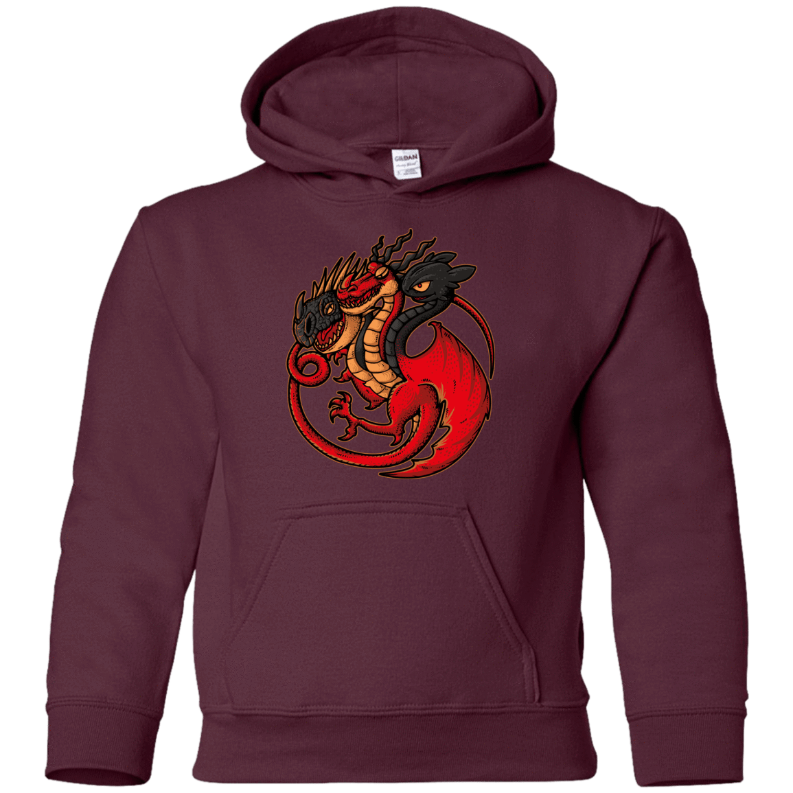 Sweatshirts Maroon / YS FIRE BLOOD AND TRAINING Youth Hoodie