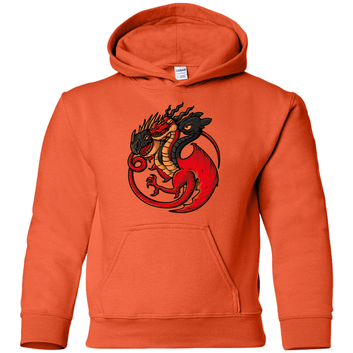 Sweatshirts Orange / YS FIRE BLOOD AND TRAINING Youth Hoodie