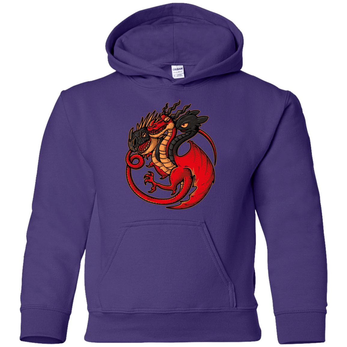 Sweatshirts Purple / YS FIRE BLOOD AND TRAINING Youth Hoodie