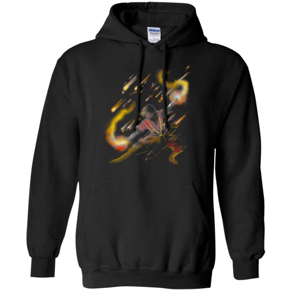 Sweatshirts Black / S Fire Dancer Pullover Hoodie