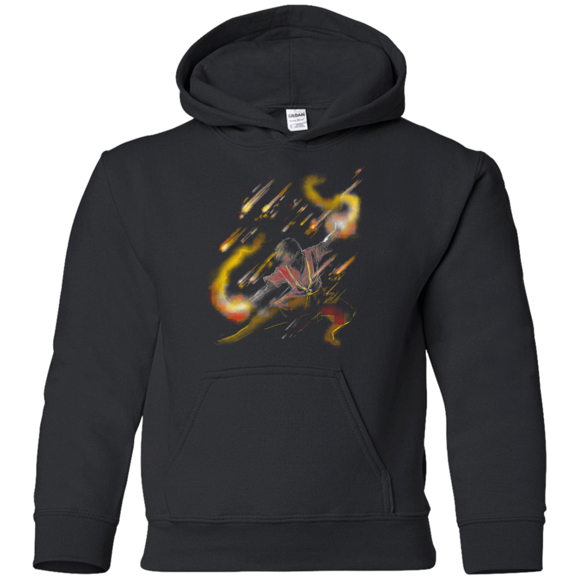 Sweatshirts Black / YS Fire Dancer Youth Hoodie